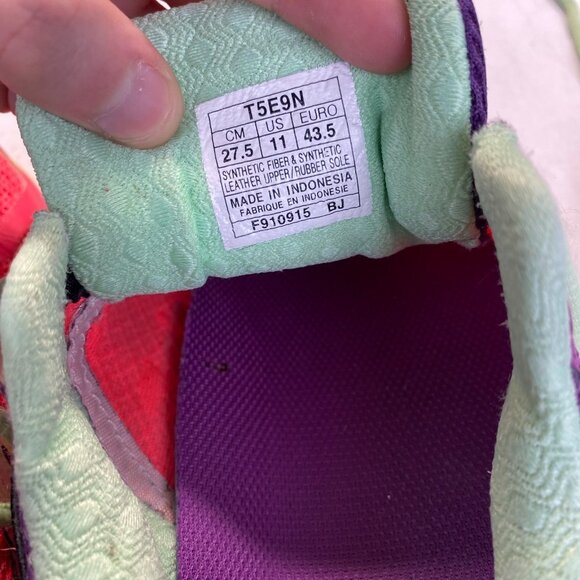 Asics Women's Athletic Shoes - Pink and Purple 241 - Picture 5 of 13